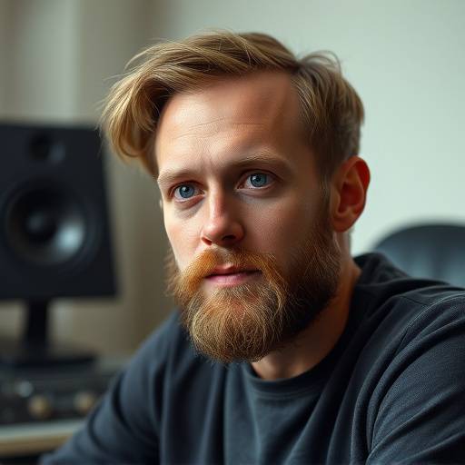 Portrett av Erik Hansen, Grunnlegger og Lydtekniker