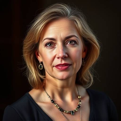 Portrett av Lena Endre, gjesteforeleser ved Akademi for Dramatisk Kunst